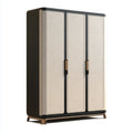 Three-Door Wardrobe 180x60x220 cm - Beige - Modern Design